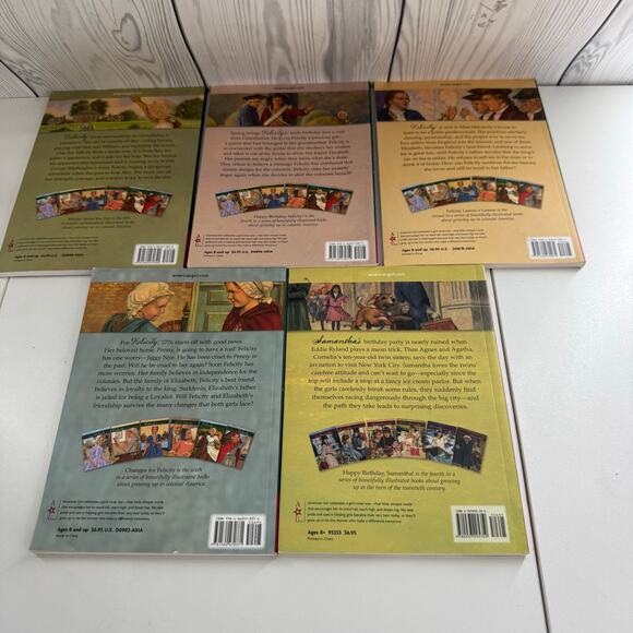 Vintage American Girls Felicity 4 Books and Samantha 1 Book -Historical Set - Picture 2 of 2